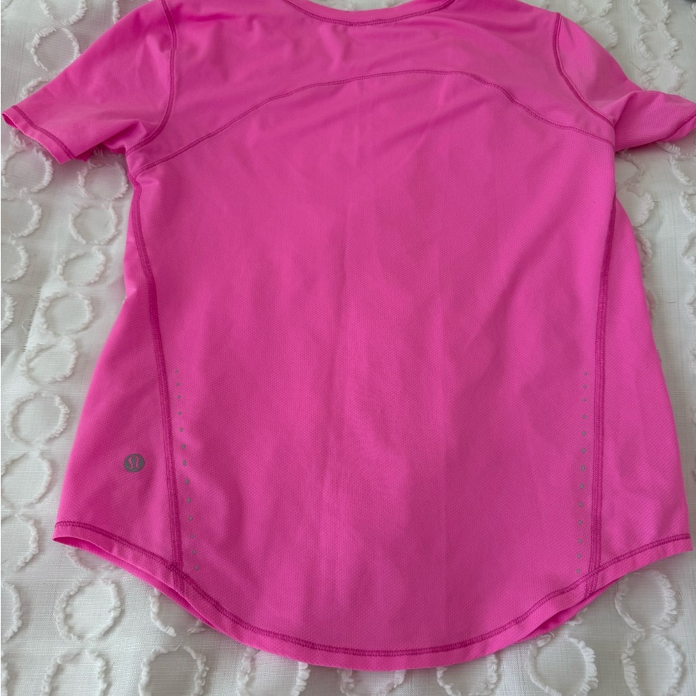 lululemon athletica Kids Vibrant Pink Short Sleeve Tee